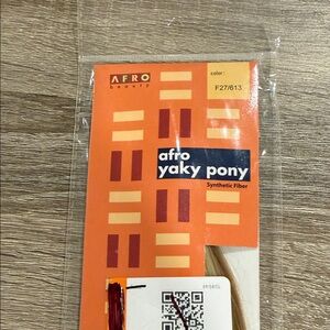 Afro Beauty Collection African Pony Sensual Braid hair extension color F27/613